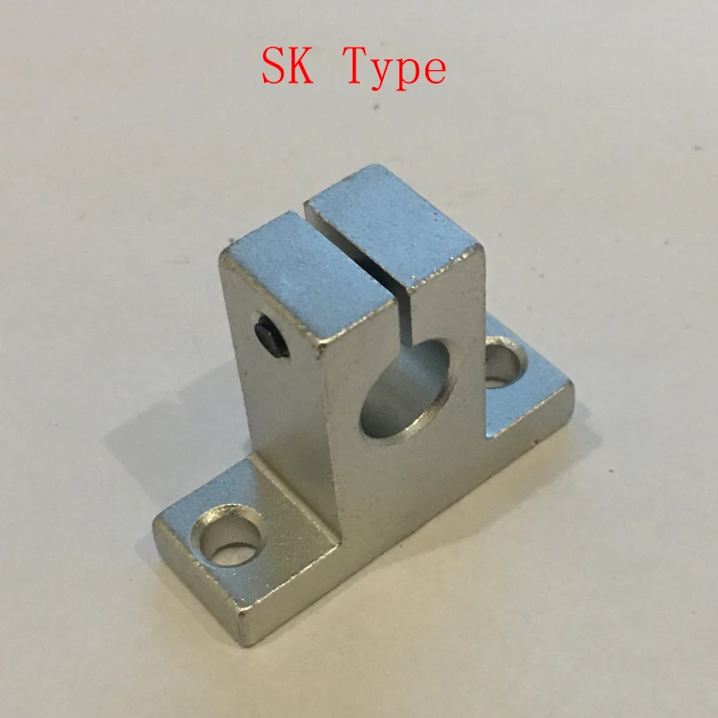 SH SK40 SK50 SK60 40mm 50mm 60mm Shaft Diameter AL XYZ Table CNC Milling Machine Vertical Linear Rail Shaft Guide Holder Support