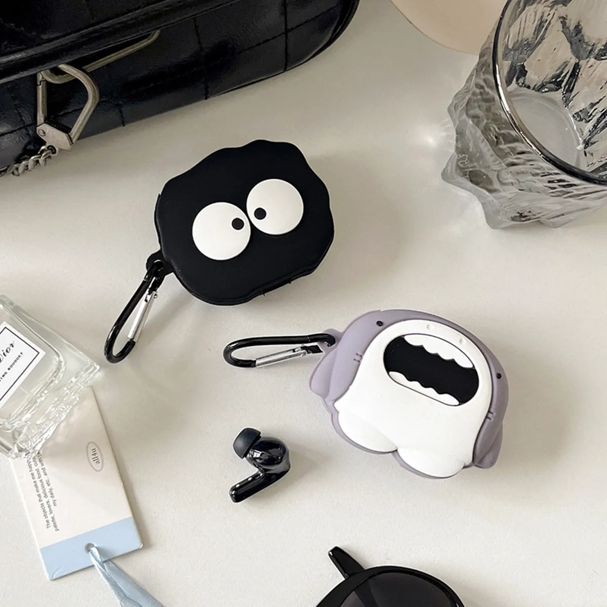 Чехол для XiaoMi Redmi Buds 5 с крючком, милый мультяшный креативный забавный дизайн, силиконовый защитный чехол для наушников для Redmi Buds 5