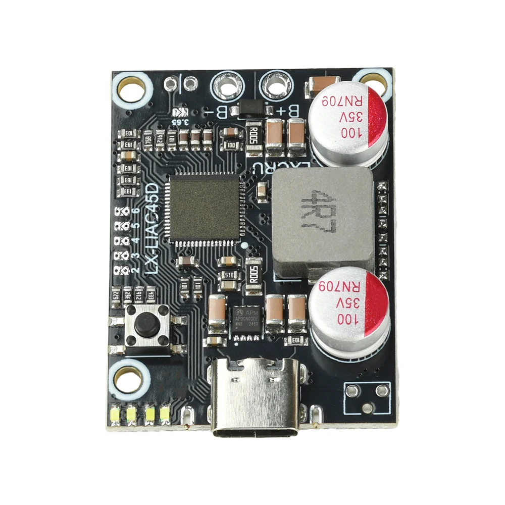 2-6S PD 45W Fast Charging Power Bank Module DIY Power Bank Mainboard for Lithium-Ion and Lithium Iron Phosphate Batteries