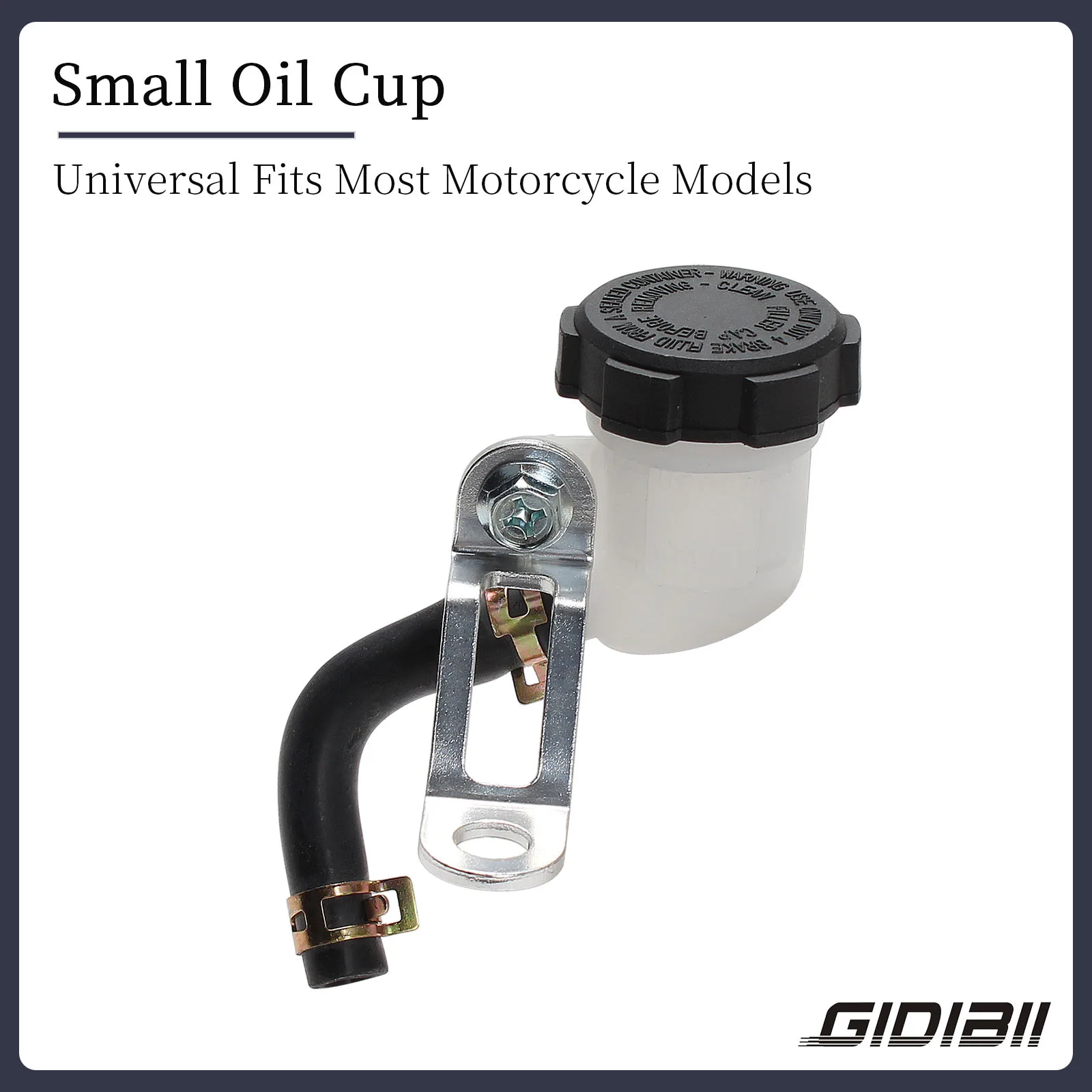 

Universal Motorcycle Rear Brake Master Cylinder Clutch Petrol Oil Fuel Tank Master Pump Split Oil Pot For Most Models Oil Cup