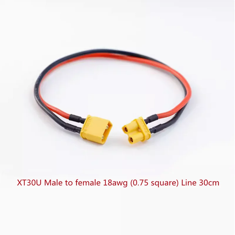 XT30U-F XT30U-M amass male and female lithium battery electrically adjustable plug connector 15A model airplane motor socket mal