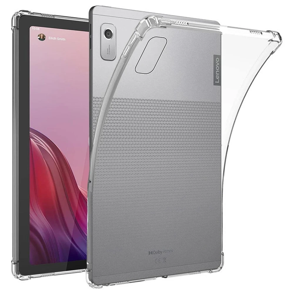 

For Lenovo Tab M9 TPU Tablet Case Anti-drop Transparent Cover Reinforced Corners Shell