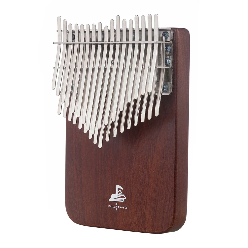 Chill Angels Kalimba 34 Key Thumb Piano C/B Note Ebony Wood Double Layer Keys Kalimbas Portable Professional Musical Instruments