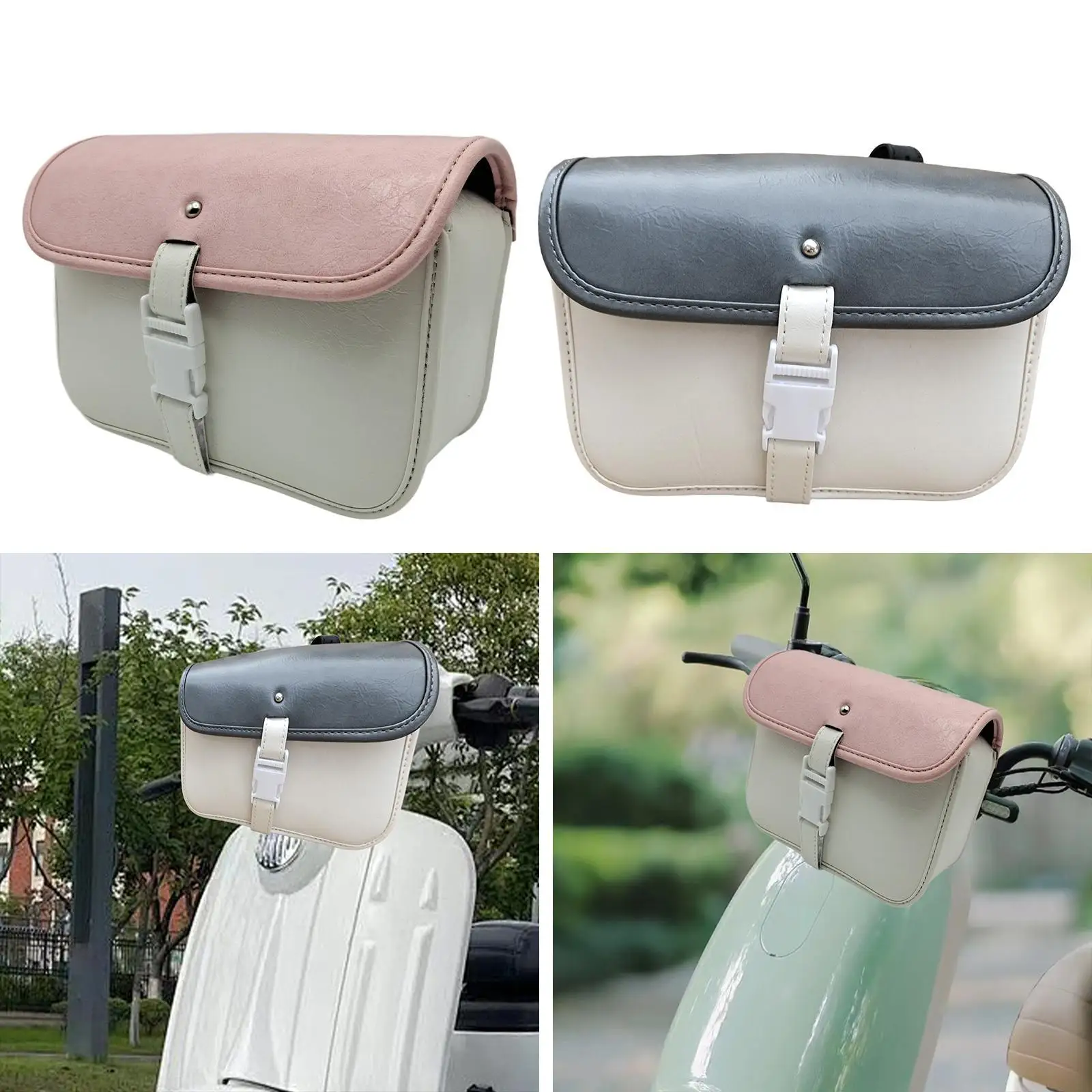 

Electric Scooter Handlebar Bag with Adjustable Strap Portable Bike Front Bag
