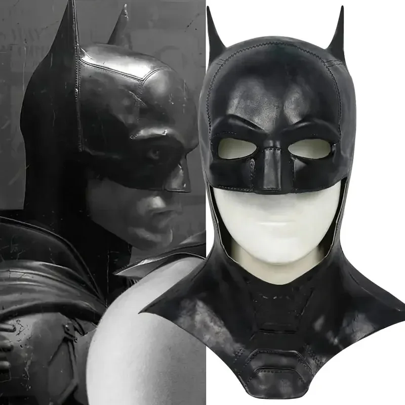 Bat cosplay men mask Dark Knight Halloween super hero costume props PVC superhero helmet cosplay accessories for adult kids