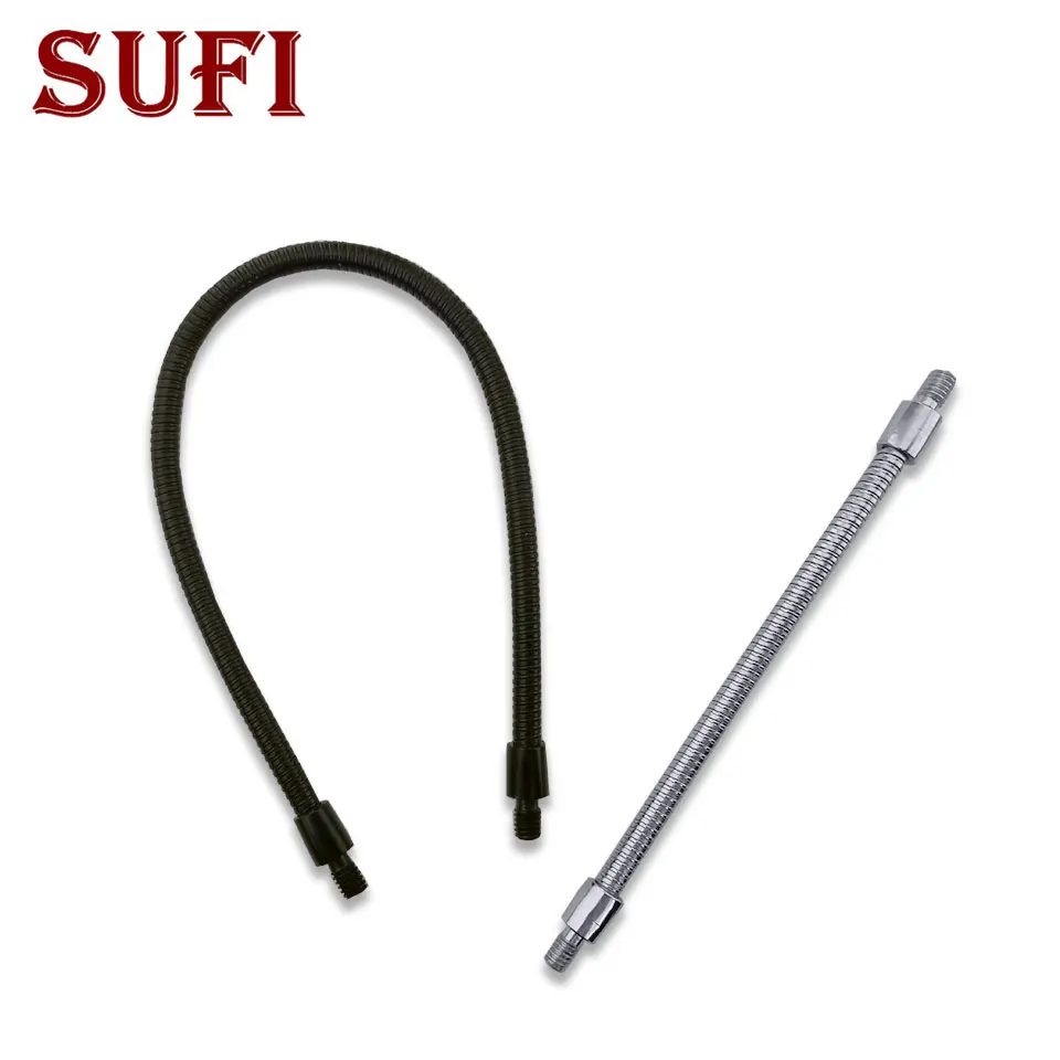 M4 LED Hose 100/200/300/400mm LED Gooseneck Microphone Positioning Hose Outer M4 Metal Stereotypical Snake Tube