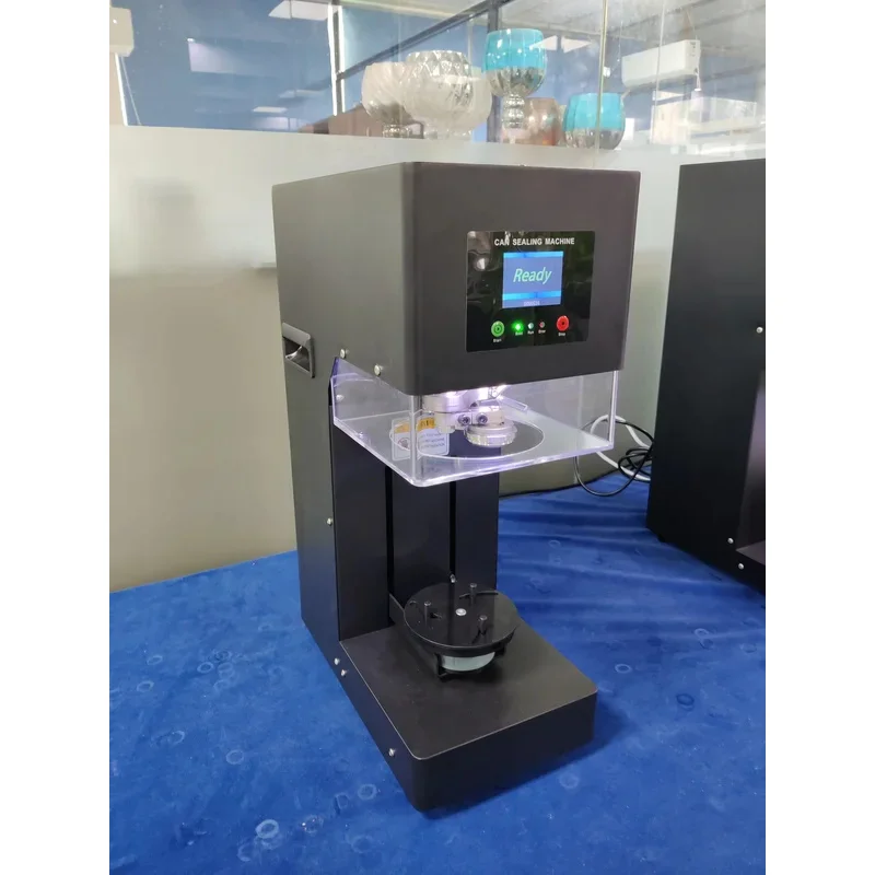 Automatic Lifting And Lowering New Technique 5S ligent Can Sealing hine Non Rotary Plastic PET Tin Jar Beer Cans Seamer
