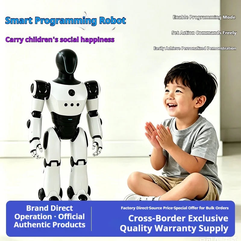 AI Smart Robot Voice Control Programmable Dancing Singing Remote Control Interactive Companion Toy