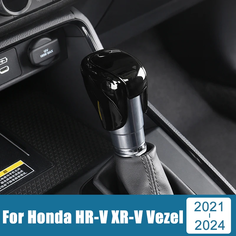 

For Honda HR-V HRV XR-V XRV Vezel 2021 2022 2023 2024 ABS Car Gear Shift Knob Head Cover Automatic Transmission Trim Sticker Cap