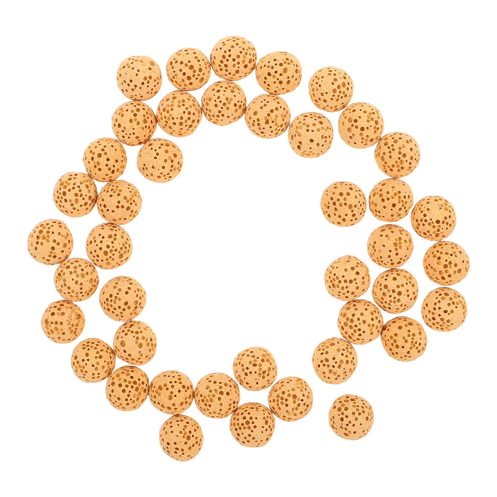 

50 шт. Ароматические бусины из вулканической лавы, натуральные камни, круглые, с длительным ароматом, для диффузора эфирных масел, для дома и автомобиля