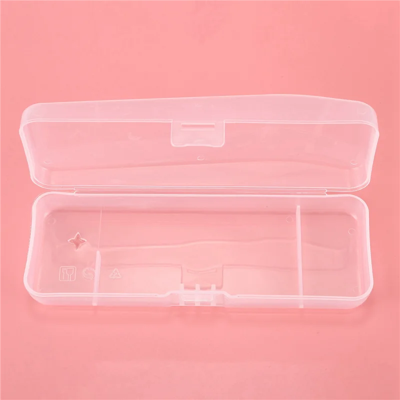 BAAN-4 Stuks Reizen Dubbele Rand Scheermes Opbergdoos Mannen Scheerapparaat Case Scheermes Accessoires Scheermes Houder Opslag Reizen Plastic Case