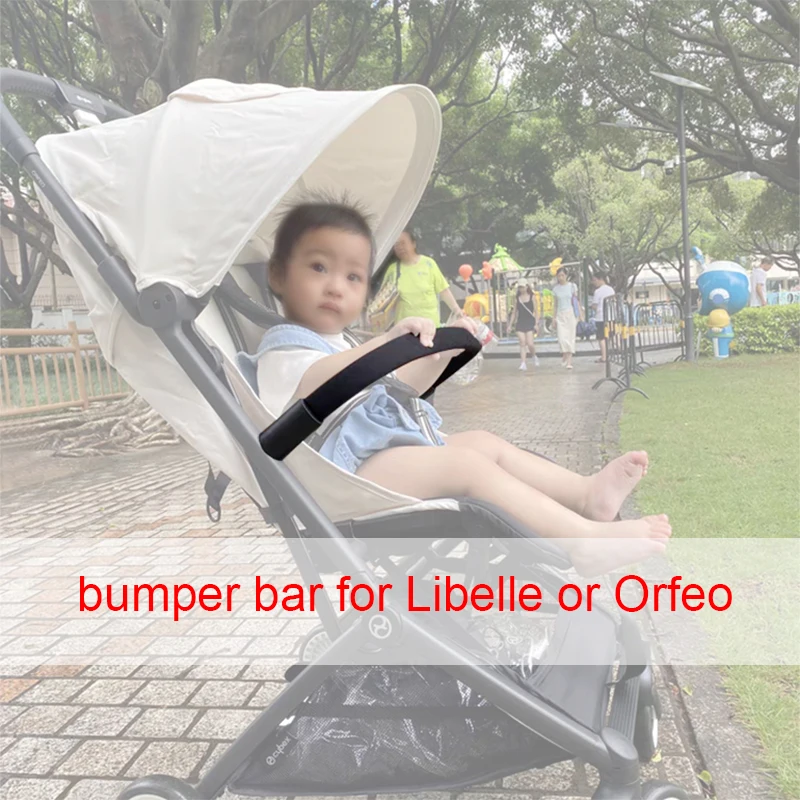 

Buggy Bumper Bar For Cybex Lebelle 2 Orfeo 2 Series Pushchair Flexible Stroller Armrest Baby Guardrail Safety Fence Foldable