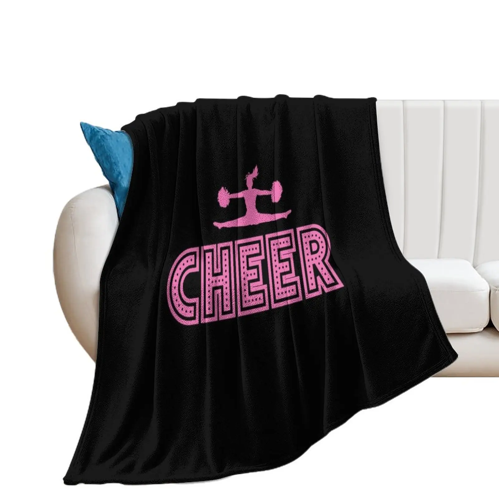 Cheerleader Cheerleading Gift Sport Hobby Throw Blanket Luxury Stuffeds Blankets