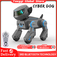 Teeggi Intelligent RC Robot Dog Multifunction RC Mechanical Dog Electric Educational Toy Bionic Smart Robot Toy For Kids Gift