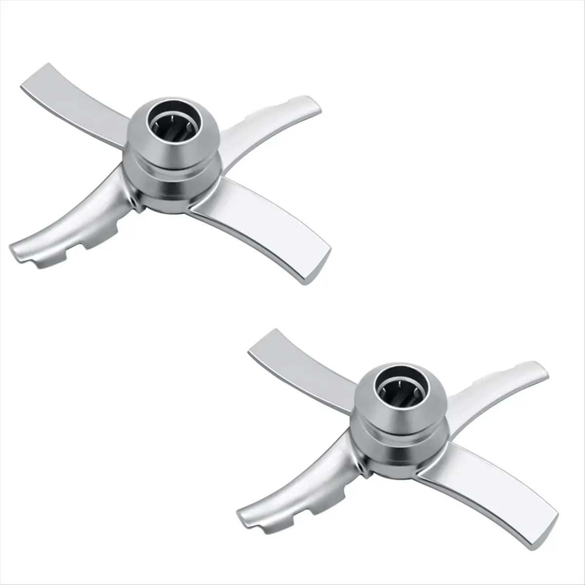 ABFS 2PCS Replacement Paddle Blade for Creami NC300 Series , Mixing Blade Paddle NC301, CN305A, CN301CO Silver