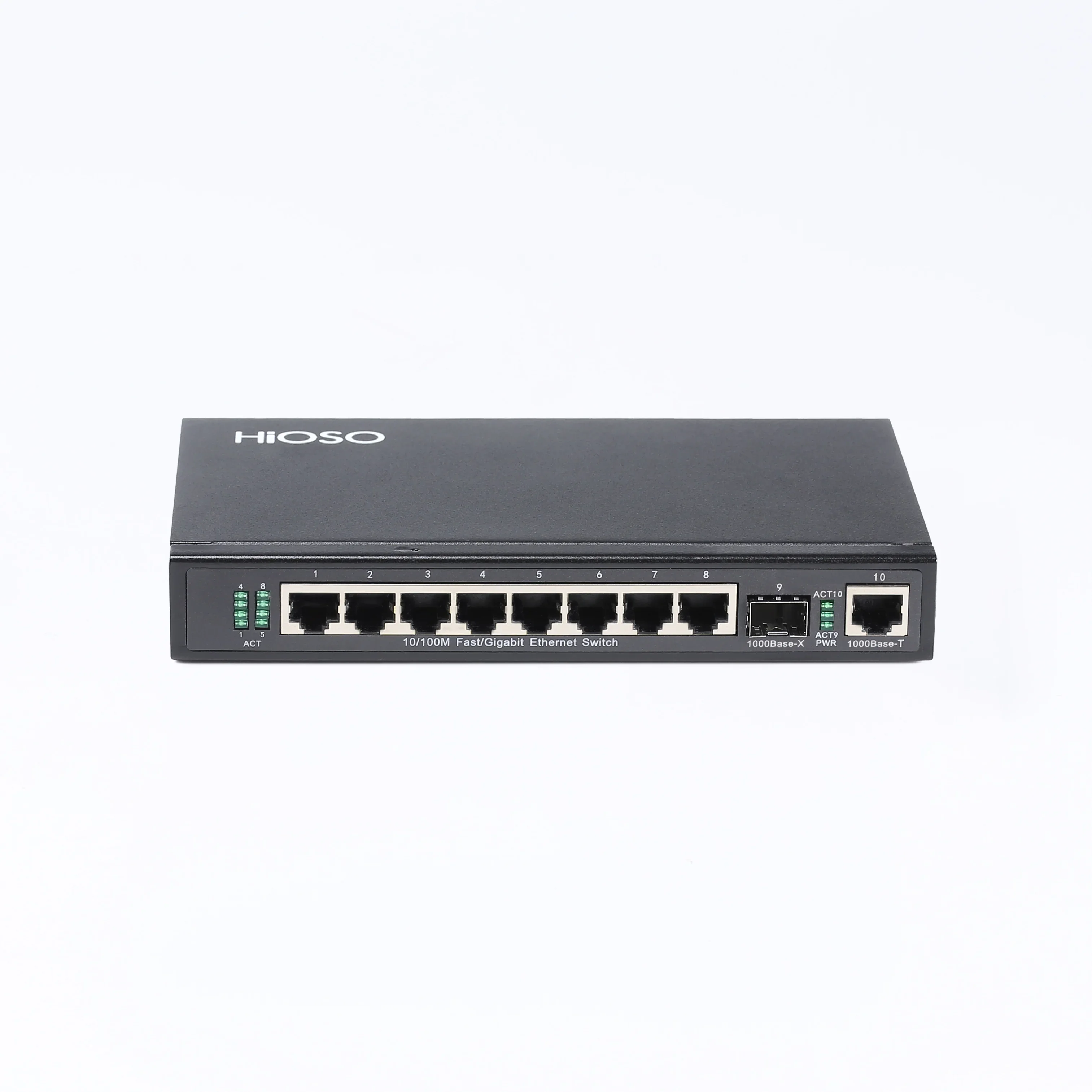 

HiOSO Fiber Switch 10/100M Fast Gigabit Ethernet Switch 1000Base-T 1000Base-X High Quality New Technology Chinese Famous Brand