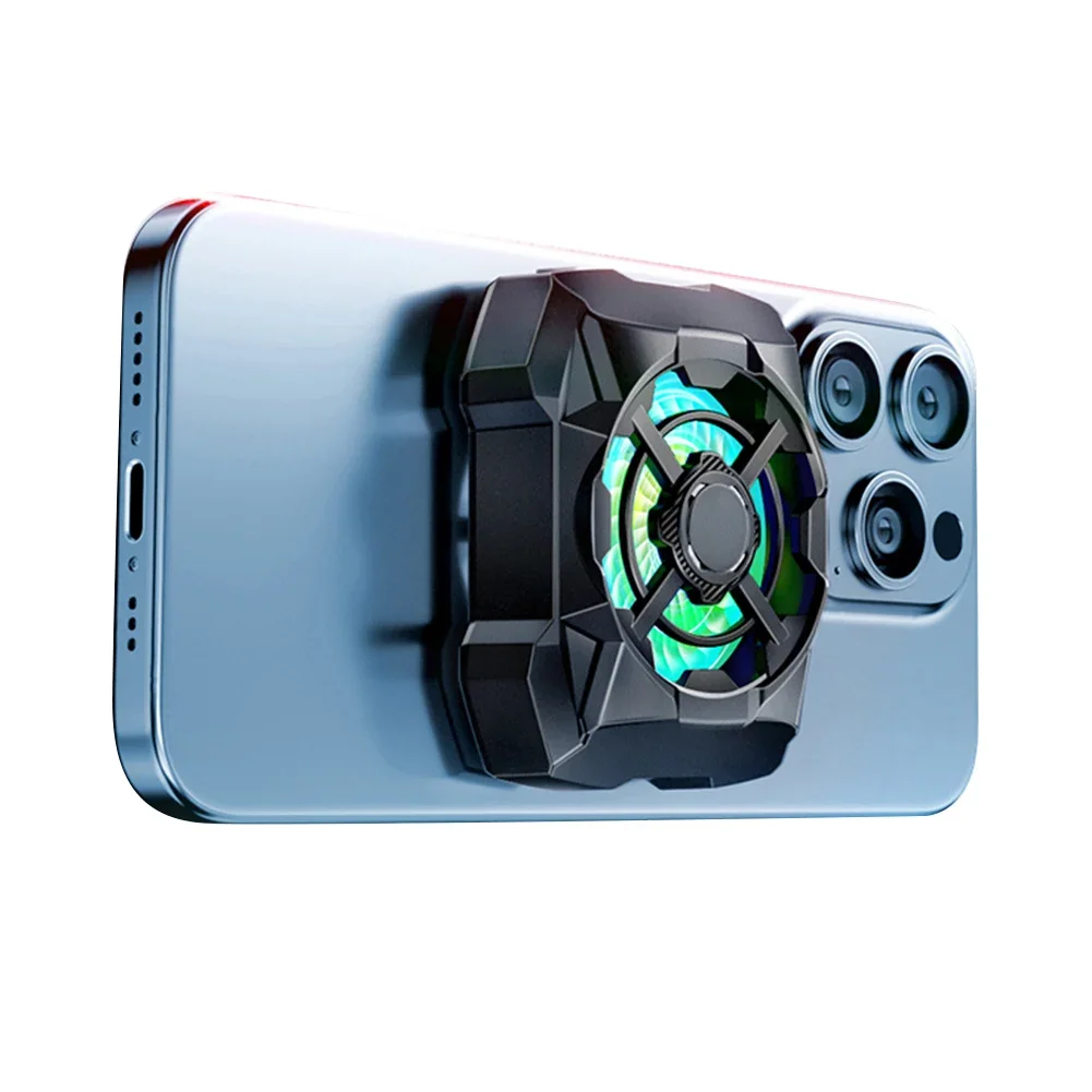 Portable Rechargeable Phone Cooler 3 Speeds Adjustable Wireless Magnetic Mobile Phone Radiator for Android