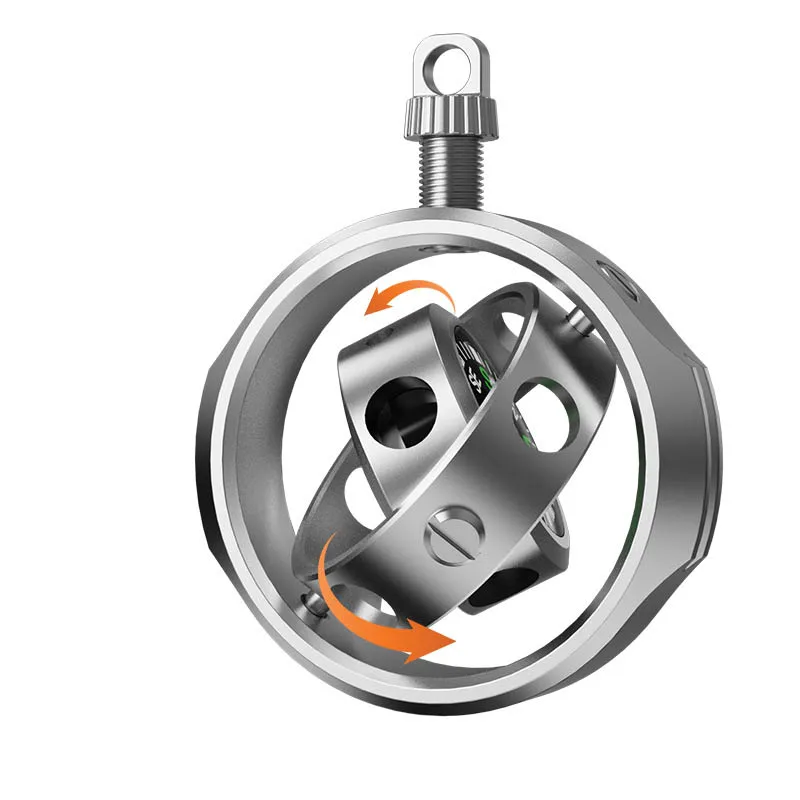1 pièces nouvelle boussole extérieure Antistress Gyro Fidgeting jouets pour adulte Portable main Spinner jouets sensoriels Fidget Spinner jouets cadeaux