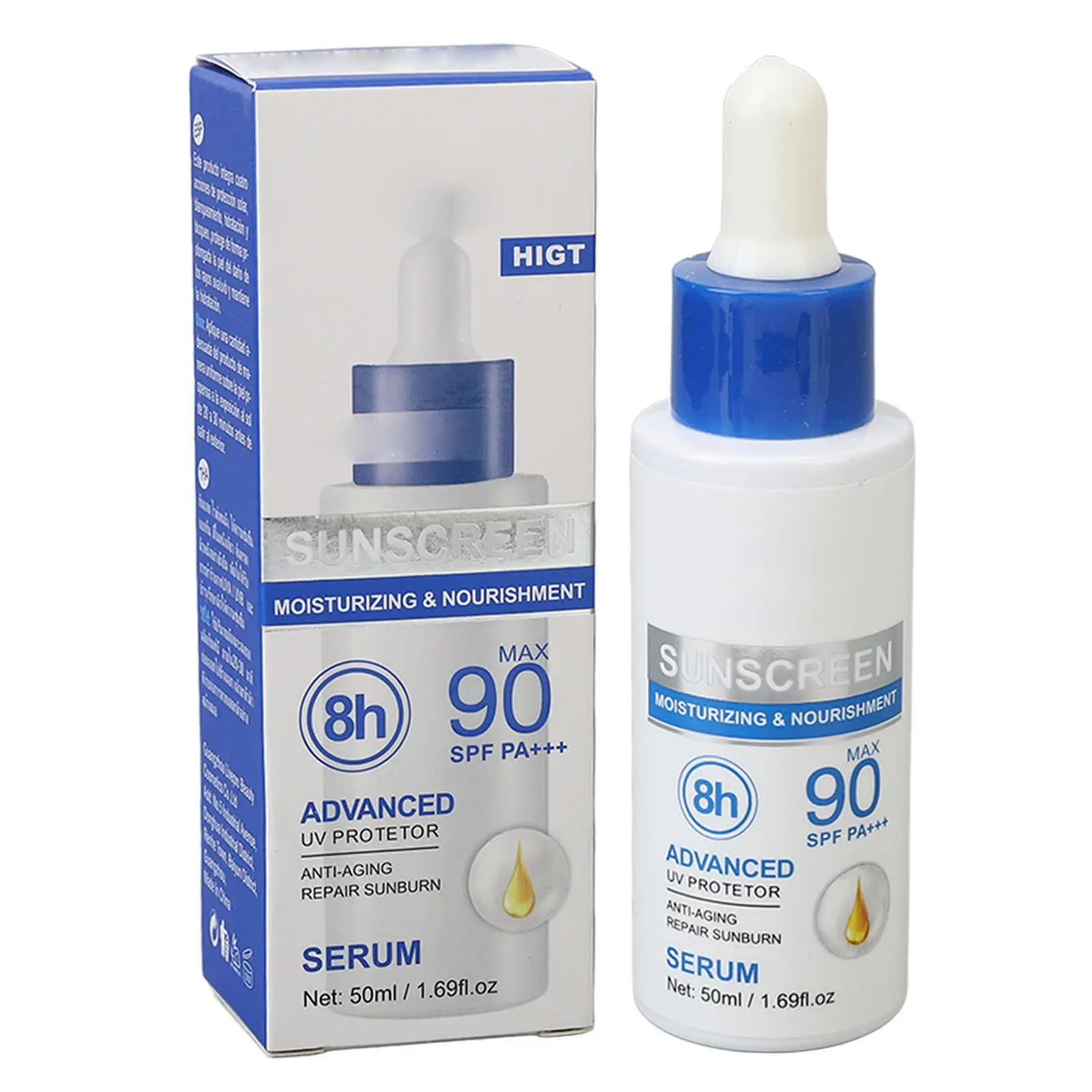 Vitamin E Sunscreen Serum - UV & Hydration, Fast Absorbing 50ml Portable Body Cream, Skin-Friendly Outdoor Use