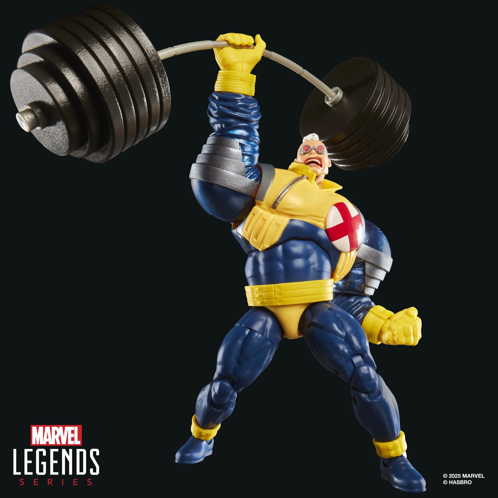 

[Presale] Hasbro Marvel Legends Series X-Factor Strong Guy 6inch 7 Accessories Alternate Head, 3 Hands, Barbell 2 Weights G1869