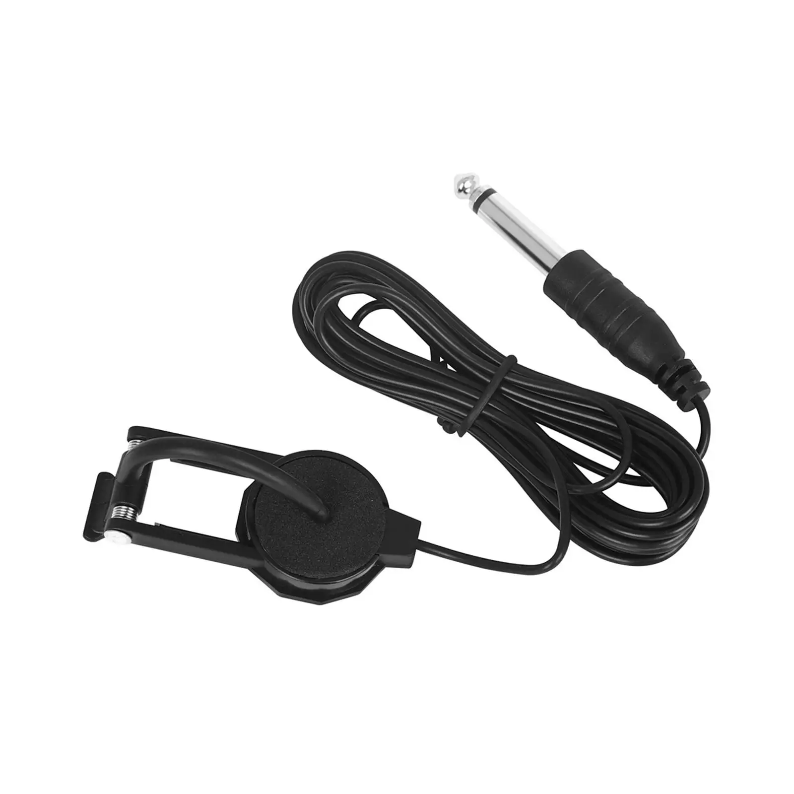 Universal Violin Pickup Durable Piezo Clip on Microphone for Acoustic Electric Violin Guitar Ukulele Performance