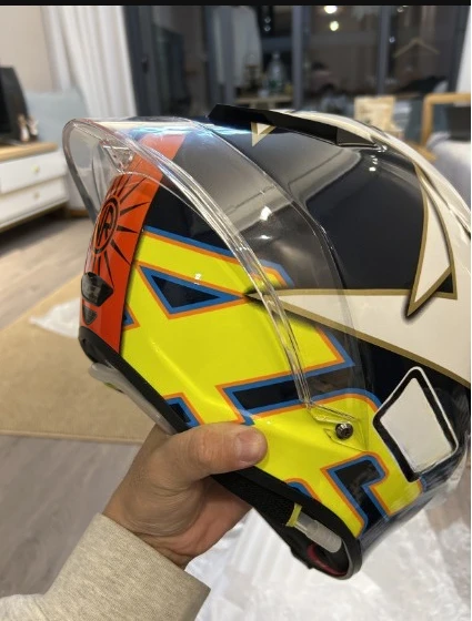 

Motorcycle Helmet Accessories Colorful Spoiler For AGV Pista GP/GPR Corsa/Corsa R Full Face Motorcycle Helmets Accessories