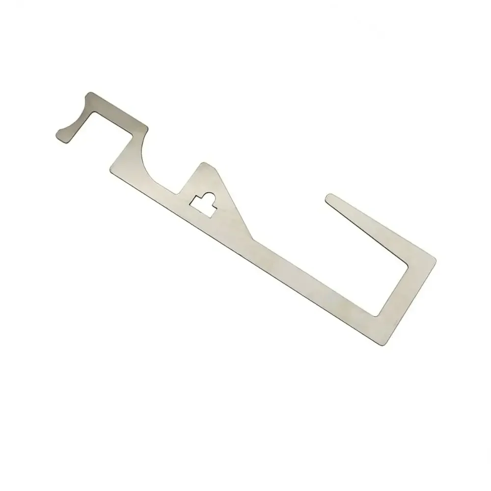 2pcs Stainless Steel Multifunctional Lever Tools Sturdy Durable Firefighting Prying Tools Rust-proof Lock Installation Pry Bar