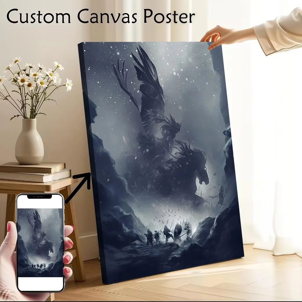 The Ride of the Valkyrie Printed Canvas Poster Personalized High Quality Wall Art Paintings for Room Ornaments Home Decor Items