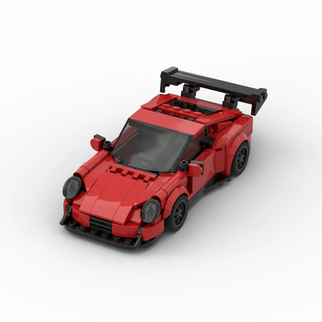 MOC-GT-RS racing sports car Vehicle Speed Champion Racer Building Blocks Brick Creative Garage Toys for Boys