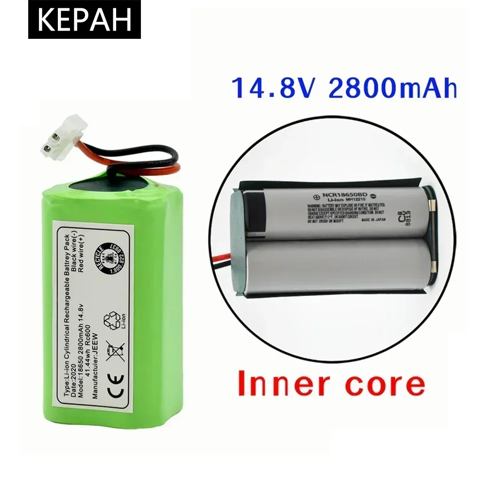 

14.4V Rechargeable Lithium Battery For ILIFE A4s A6 V7s Plus A9s W400 Robot Vacuum Cleaner INR18650 M26-4S1P Batteries