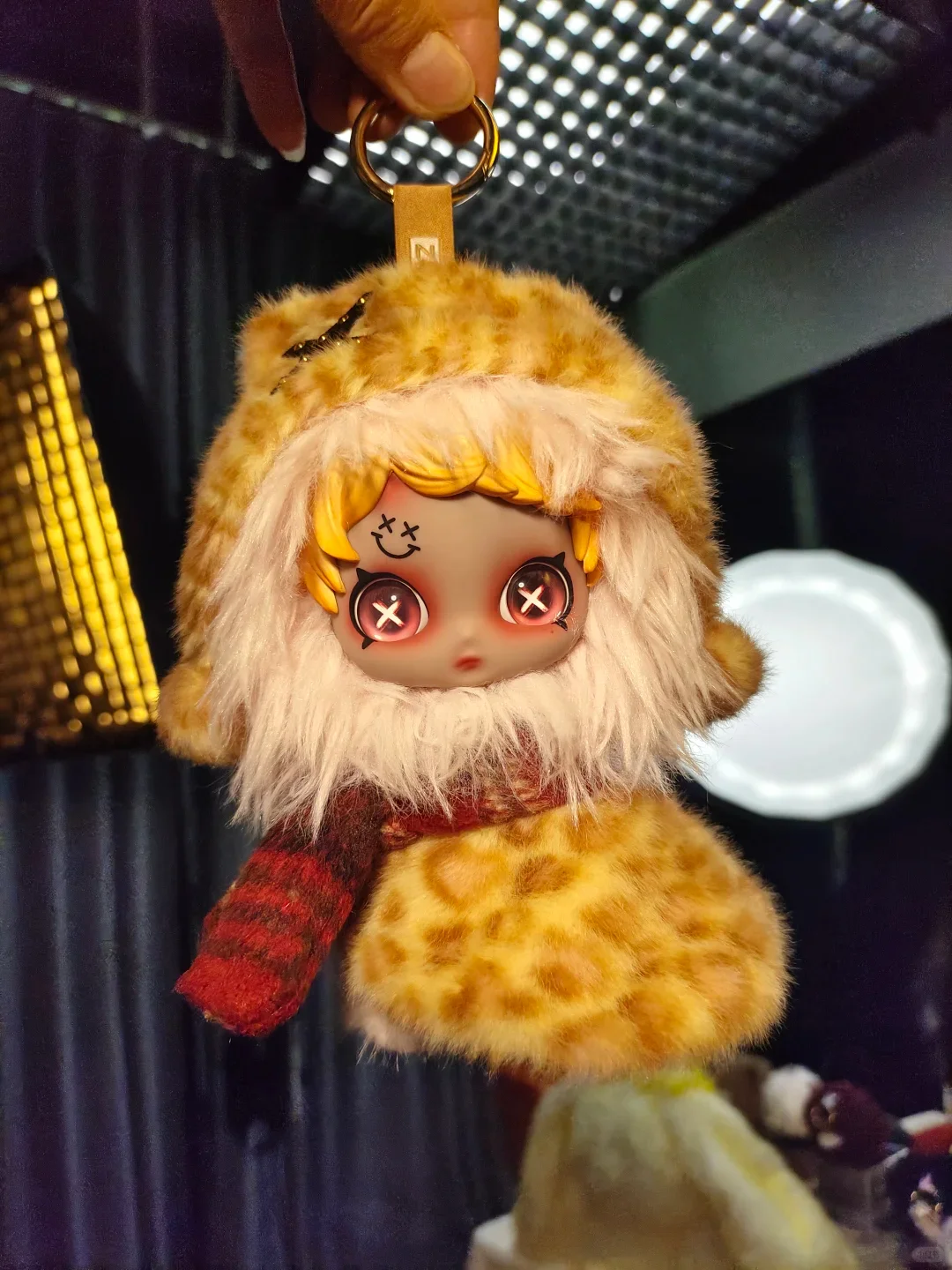 Owen street criança esmalte vinly caixa cega pingente moda figura presente da menina anime bonito saco pendurado presente de aniversário ornamento