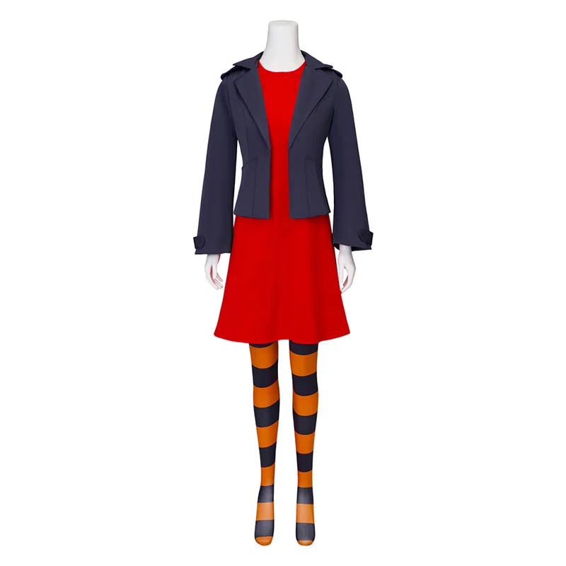 Anime Spinelli Cosplay Kostuum Meisje Mode Jurk Jas Broek Uniform Volledige Set Halloween Feest Outfits