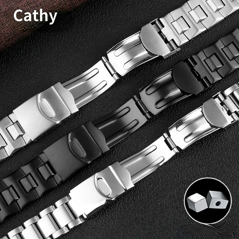 Stainless Steel Watch Band for Swatch Ygs749g Ycs511g Waterproof Sweat-Proof Wear Comfortable Concave-Convex Watch Strap17 19mm image 3