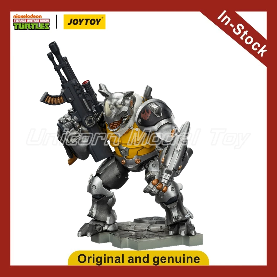 

【UA】JOYTOY TMNT-Mighty Rocksteady Scale 1/18 Action Figure Model Toy Gift