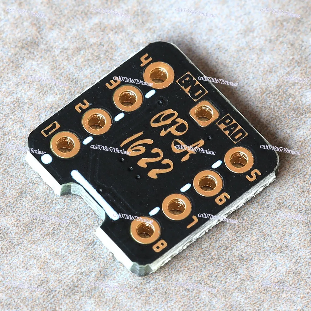 OPA1622 To DIP8 in-line, Gold-plated Printing Board