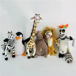 20-35cm Madagaskar Plüsch Pinguin Tiere Spielzeug Lion Alex Zebra Marty Giraffe Nilpferd Gloria Pelucia Brinquedo Juguete