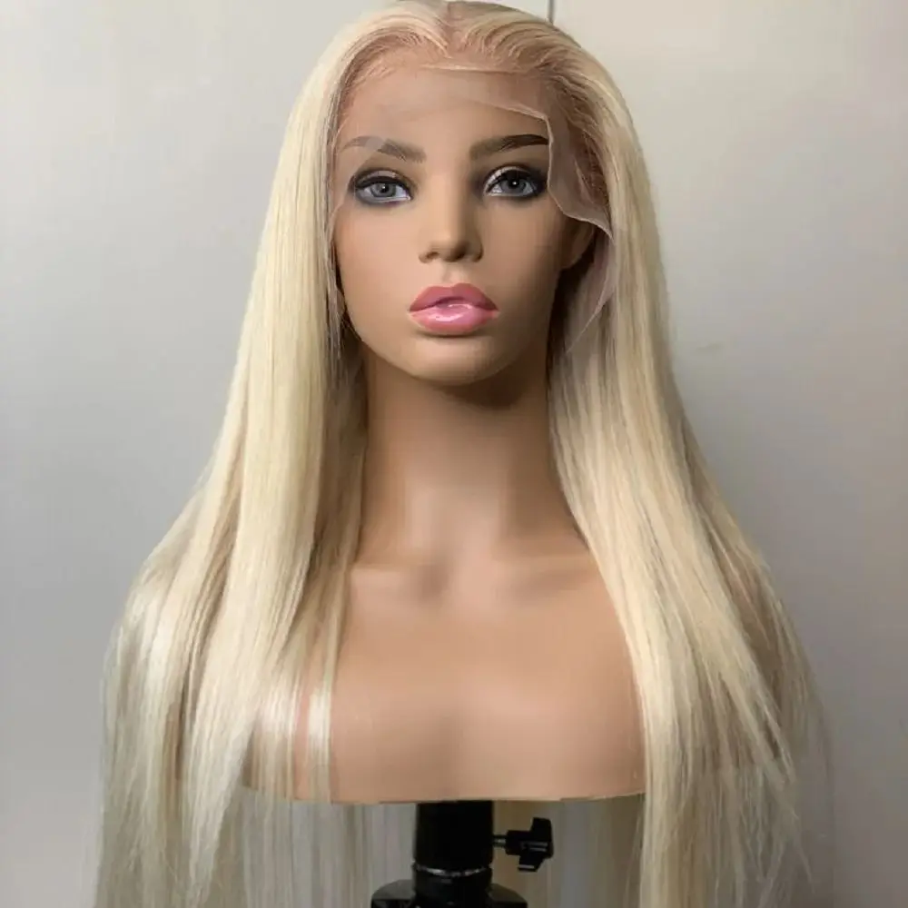

Soft 26inch Honey Blonde 180Density Long Silky Straight Lace Front Wig For Black Women BabyHair Natural Hairline Heat Resistant