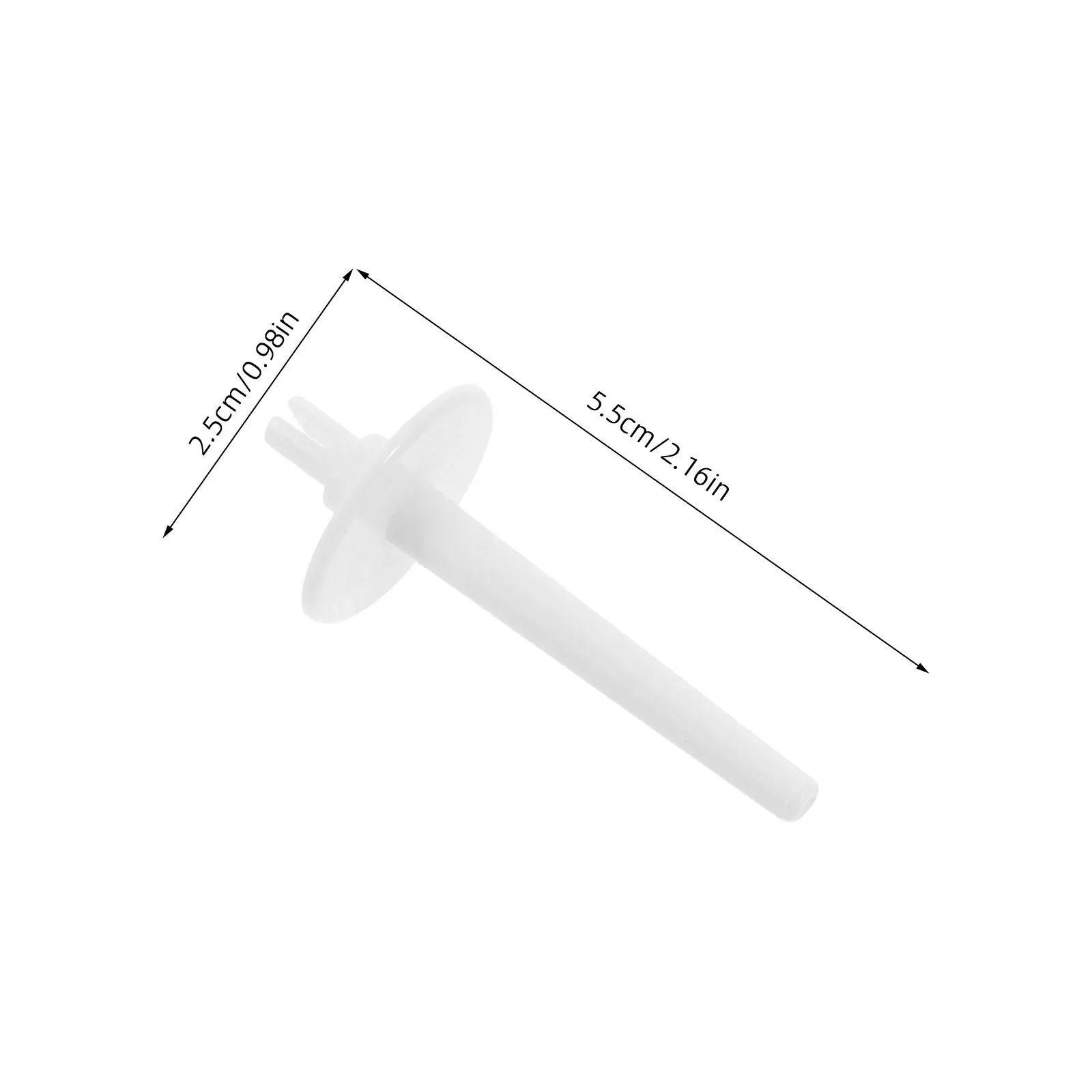 10Pcs Sewing Machine Auxiliary Spool Pin - Precision Fit Thread Spool Holder - Replacement Plastic Spindle for Home Sewing