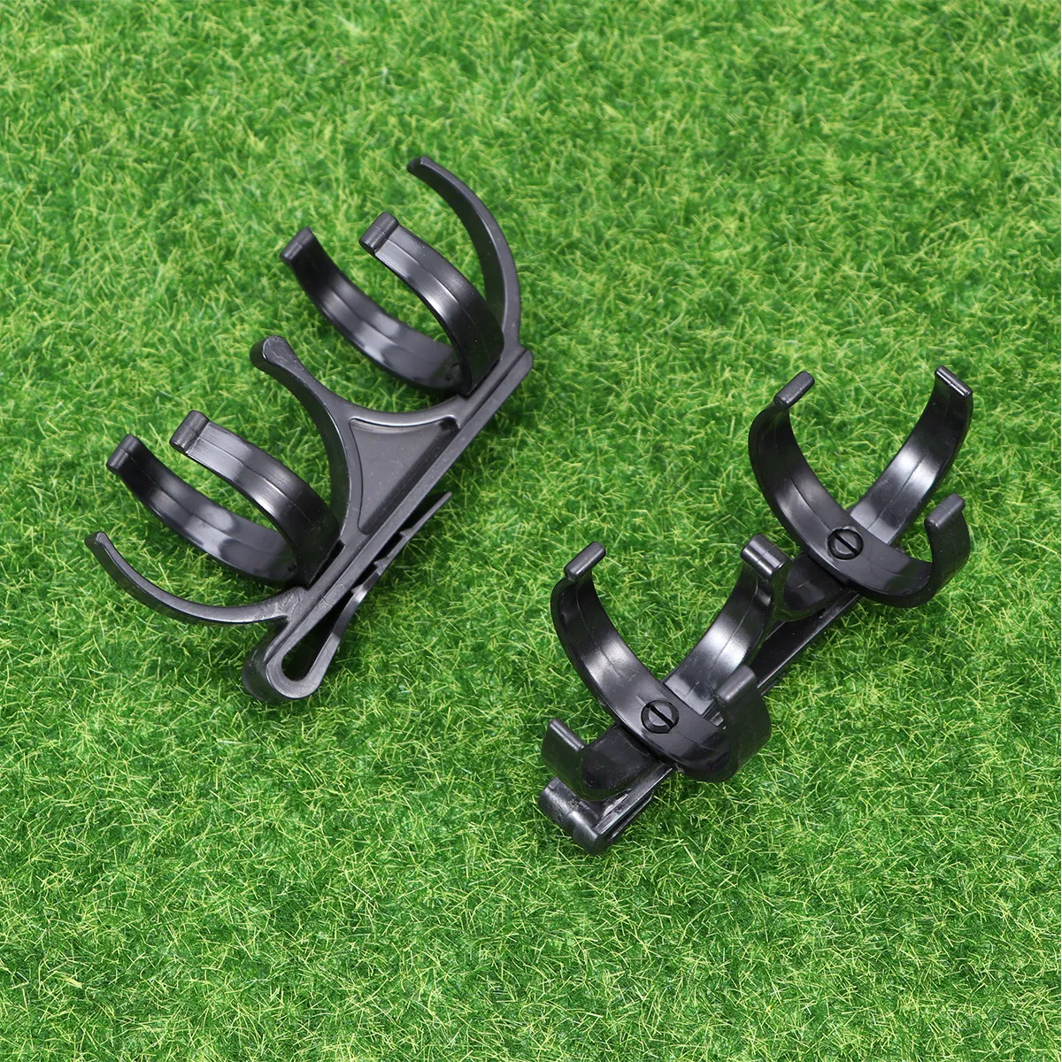 2Pcs Golf Ball Retriever Clip Set for Lovers Premium Material Rotatable Belt Clip Portable Training Aid for Golf Enthusiasts