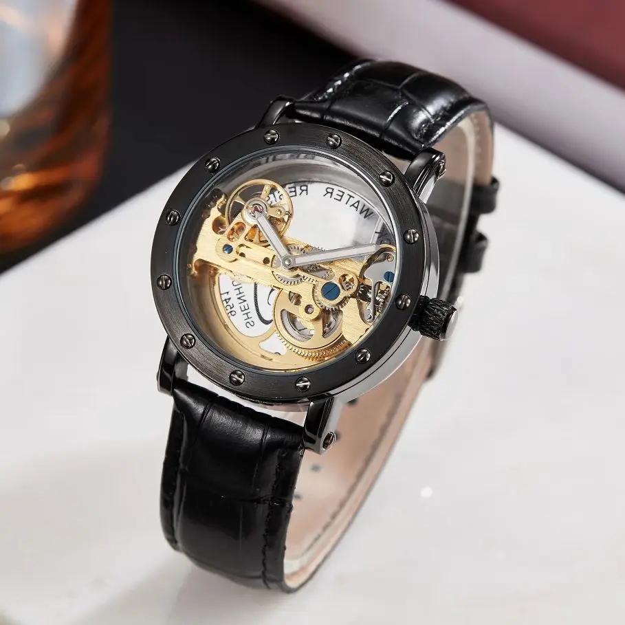 Hollow Male Watch Sport Men Automatic Mechanical Waterproof Relogio Masculino Steel Luxury Top Brand Luxury Man Clock