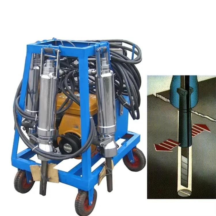 

YG Customized Used Quarring And Tunelling Core Rocks And Concrete Block Hydraulic Splitter