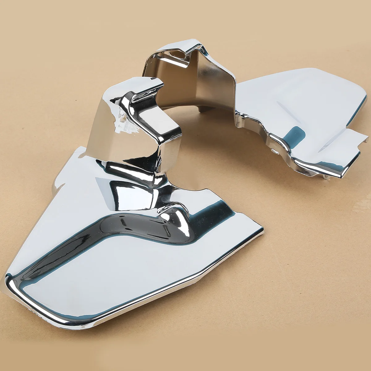 Plastic Chrome Engine Lower Side Frame Covers For Honda Goldwing GL1800 2001-2011 02 03