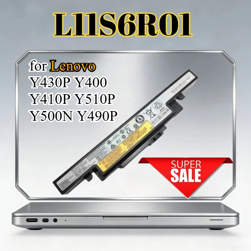 

L11S6R01 Rechargeable Battery Compatible for Lenovo Y430P Y400 Y410P Y510P Y500N Y490P