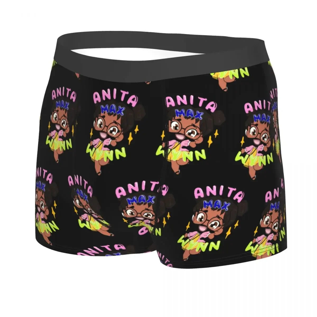 Anita Max Wynn Cartoon Men's Boxer Briefs, Highly Breathable Underpants,High Quality 3D Print Shorts Gift Idea