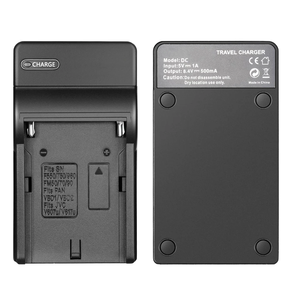 NP-F550 Battery Charger for Sony NP-FM50, FM70 FM30, FM500H F570, F730, F730H, F750, F770, F930, F950, F950/B, F960, F970, QM50