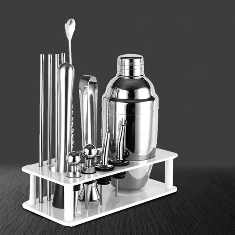 

Коктейльный шейкер, барный набор, держатель для пластика и дерева, нержавеющая сталь, медный коктейльный шейкер, набор для бармена, посуда для барабанов