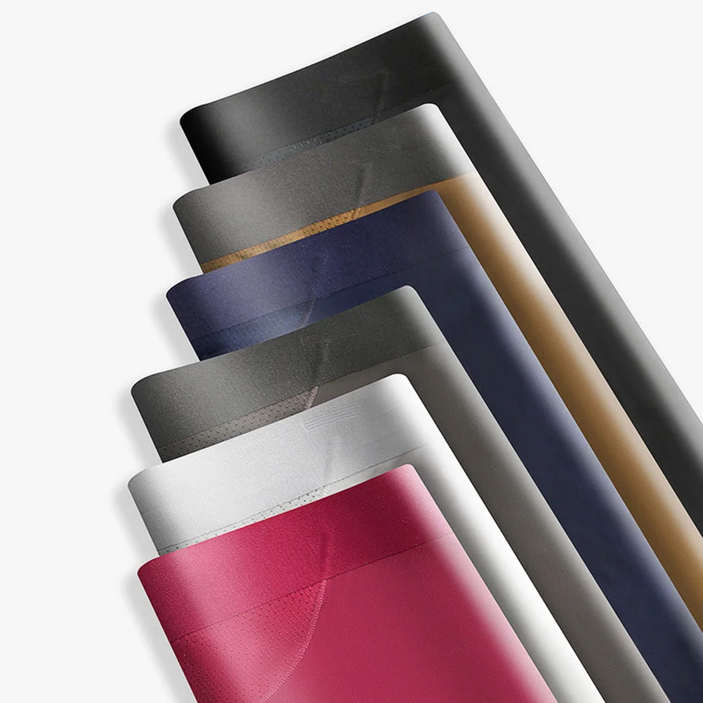 

Men Seamless Trunks Ice Silk Quick Dry Adult Underwear Extreme Men's Panties Bulge Pouch Briefs Hot Hot Lingerie Boxer Shorts