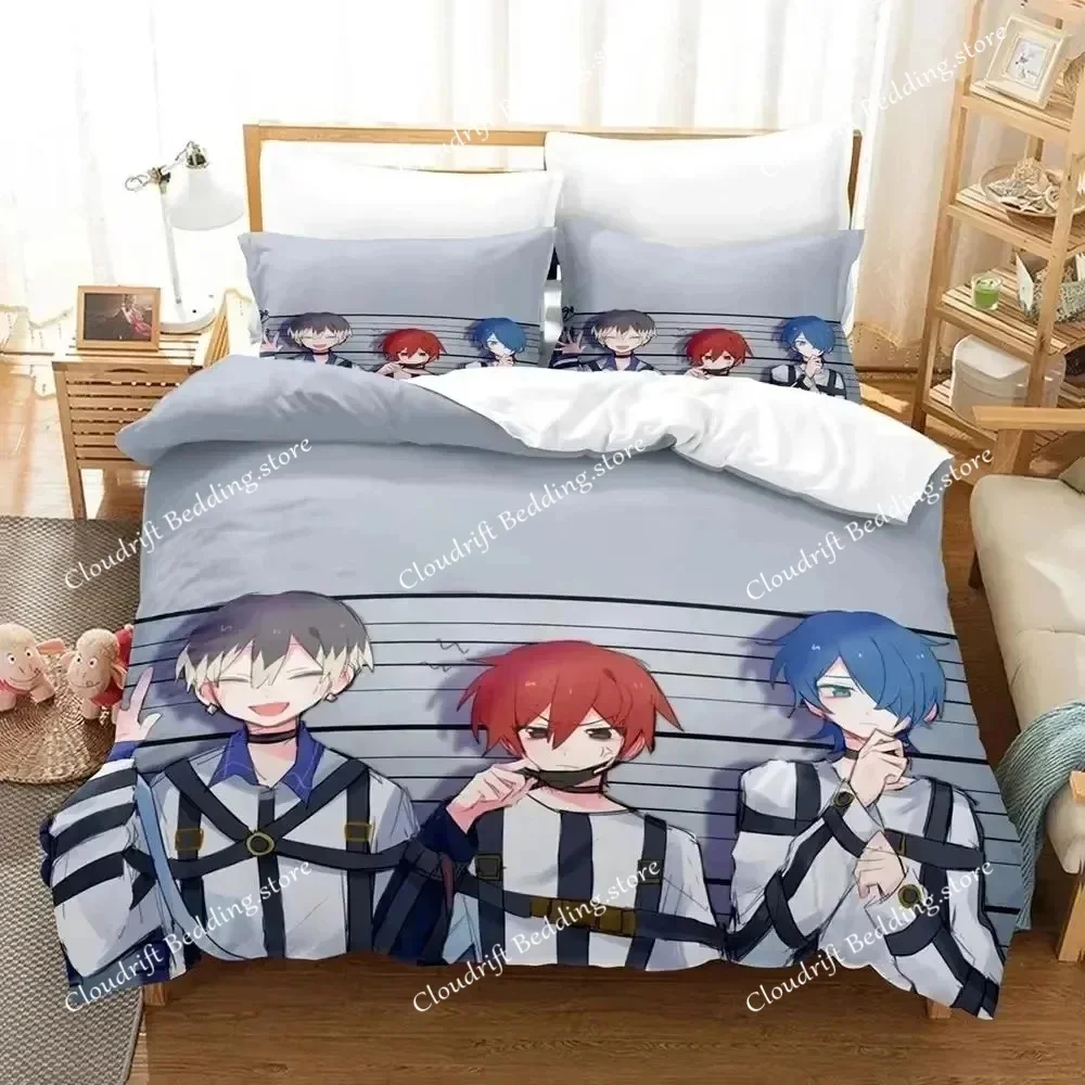 Music MILGRAM Bedding Set Japan Famous Anime Duvet Cover Sets Comforter Bed Twin Queen King Single Size Dropshipping Gift