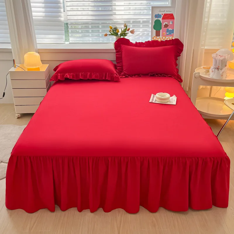 Deep Pocket Ruffle Draped Bed Skirt Five Options Fitted Sheet Matress Protector 17 Inch