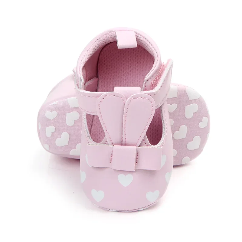 Pink Baby Shoes Princess Fashion Sneakers Infant Toddler Soft sole Anti Slip First Walkers 0-1 year old baby